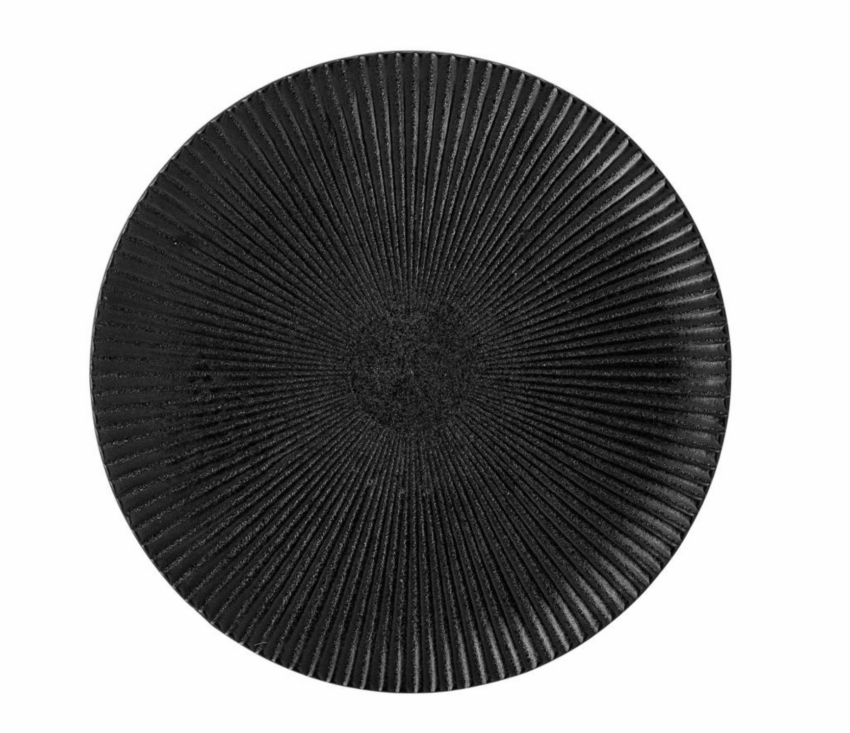 BLOOMINGVILLE Černý talíř NERI 18 cm