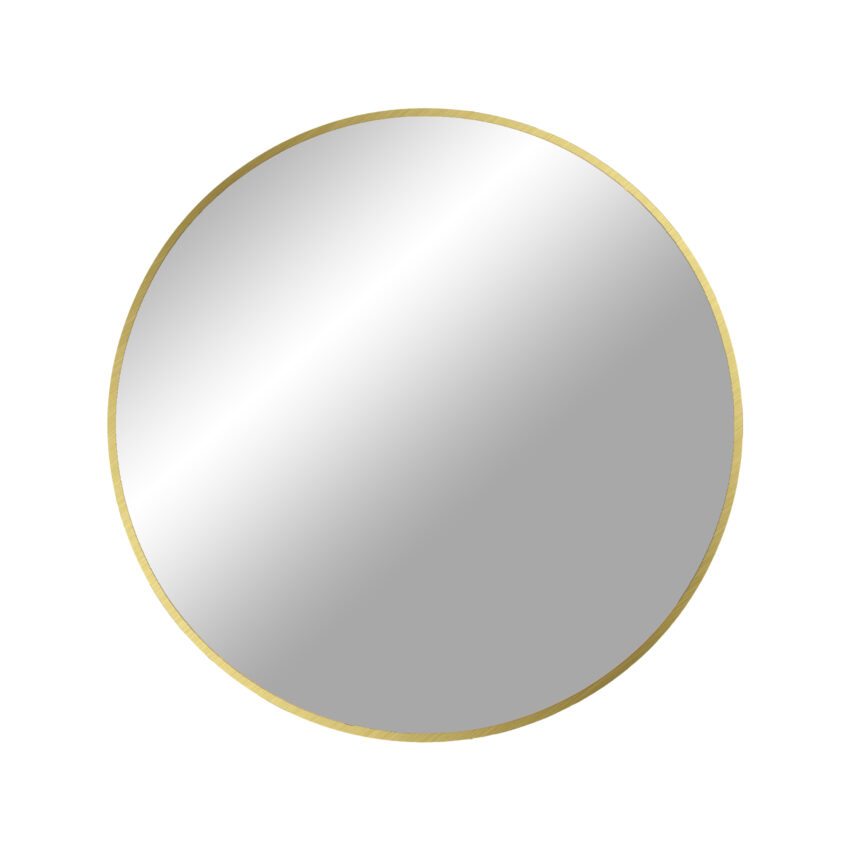 House Nordic Kulaté zrcadlo MADRID zlatá 60cm