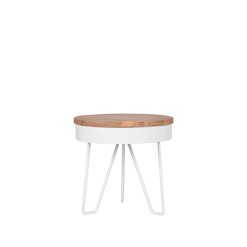 LABEL51 odkládací stolek SARAN bílý Color: White