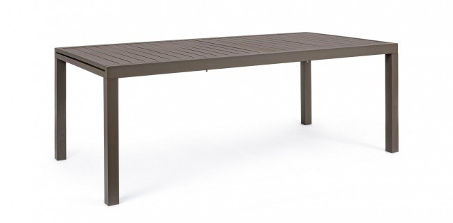 BIZZOTTO Rozkládací zahradní stůl HILDE 200x100 cm hnědý