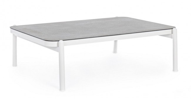 BIZZOTTO zahradní konferenční stolek FLORENCIA 120x75 cm bílá