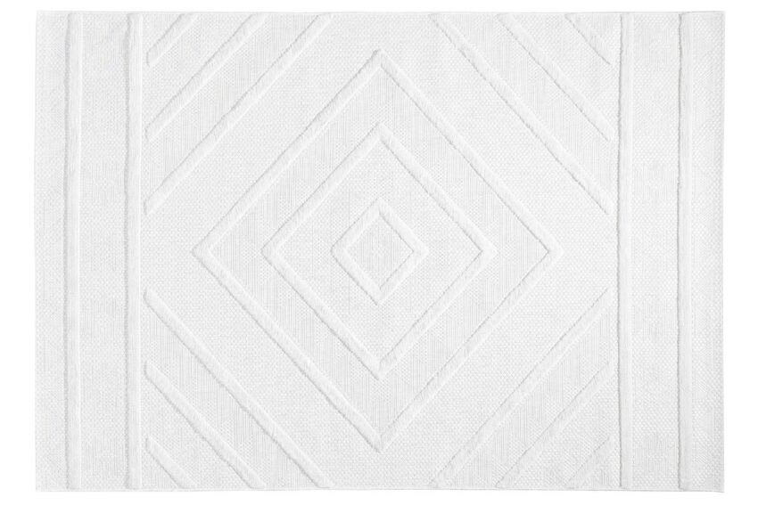 CONCEPTUM HYPNOSE Koberec SILVA bílý 80x150cm čtverce