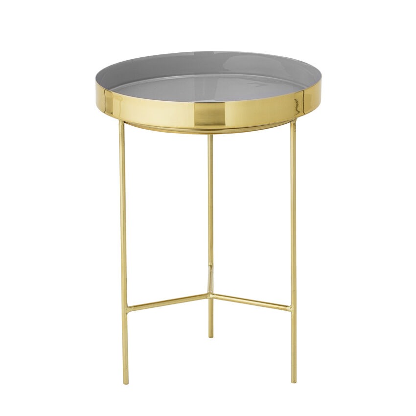 BLOOMINGVILLE Odkládací stolek SOLA ø30 cm zlatý