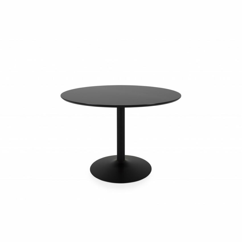 TENZO Kulatý jídelní stůl TACO Ø110 cm černý
